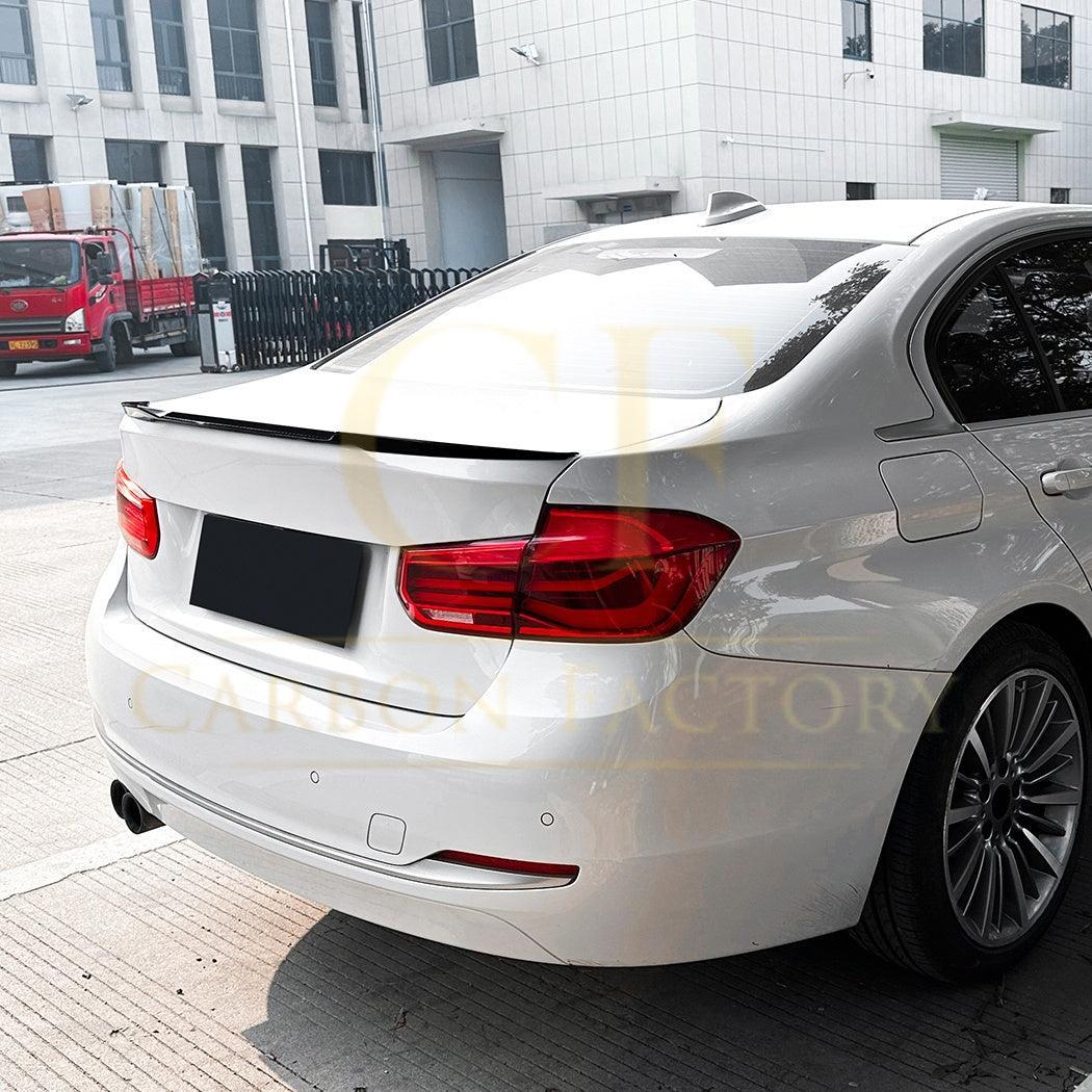 Small V Style Gloss Black Spoiler for BMW F30 3 Series 12-19-Carbon Factory