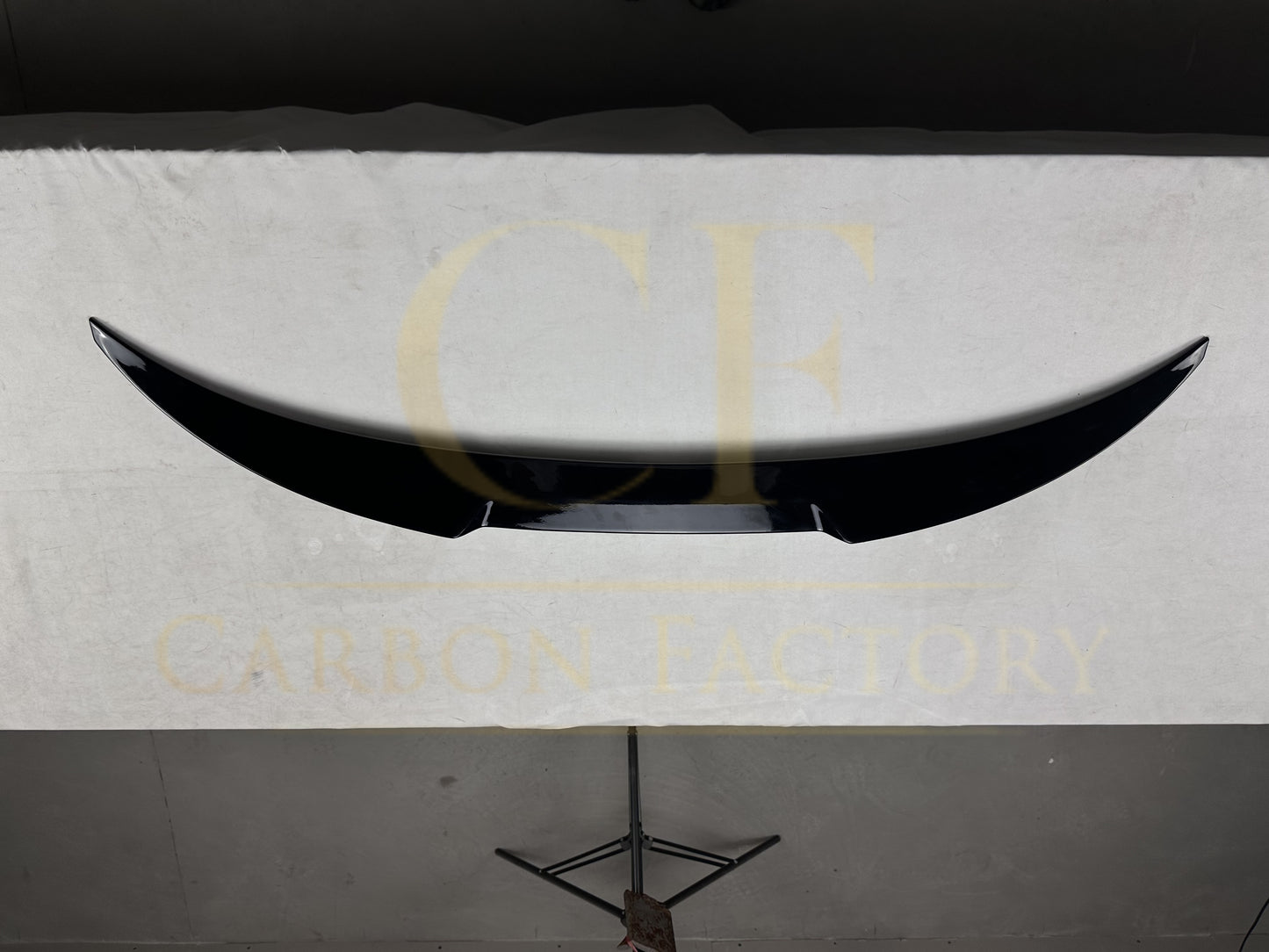 Small V Style Gloss Black Spoiler for BMW F36 4 Series Gran Coupe 14-20-Carbon Factory
