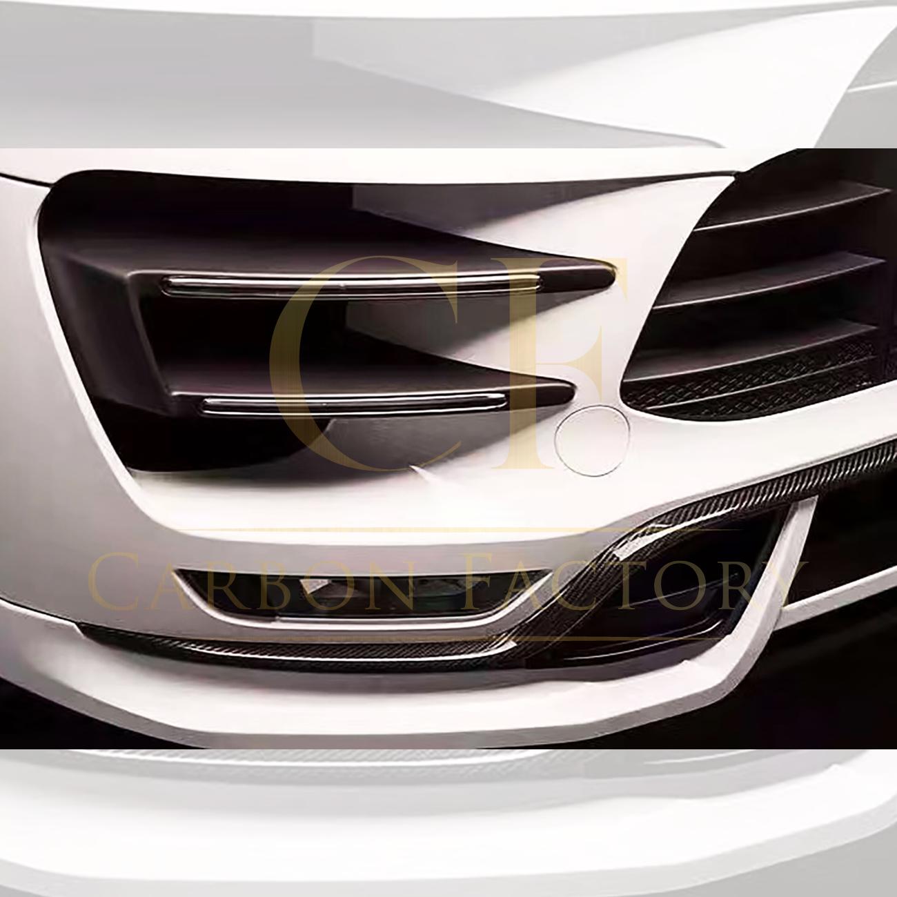 TR Style Carbon Fibre Front Canards for Porsche Macan 14-17-Carbon Factory