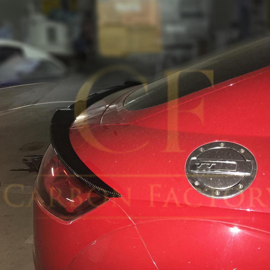 V Style Carbon Fibre Boot Spoiler for Audi 8S TT TTS MK3 15-19-Carbon Factory