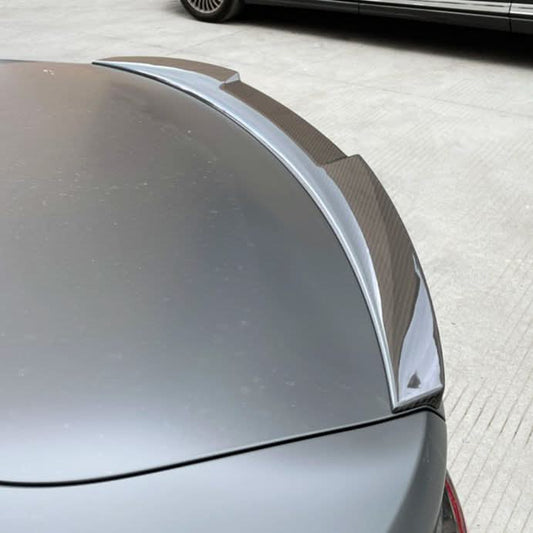 V Style Carbon Fibre Boot Spoiler for BMW G82 M4 G22 4 Series 20-Present - Carbon Factory