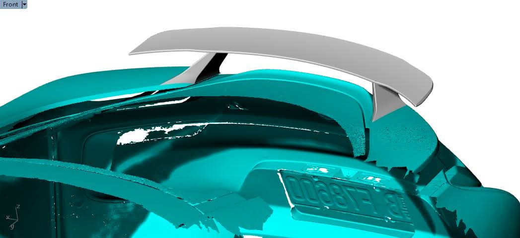 V Style Carbon Fibre Boot Spoiler for BMW i8 14-18 - Carbon Factory