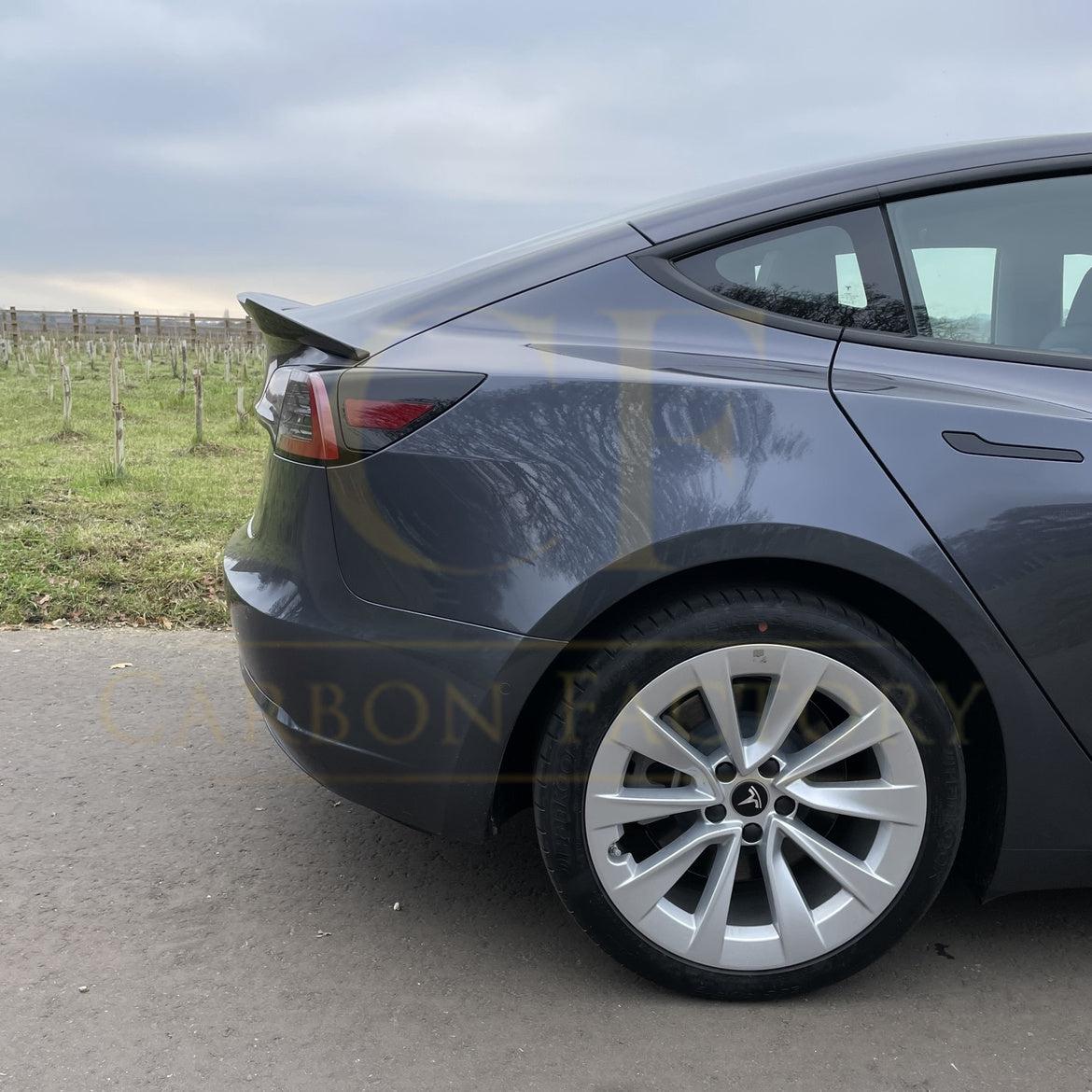 V Style Carbon Fibre Boot Spoiler for Tesla Model 3 16-23 - Carbon Factory