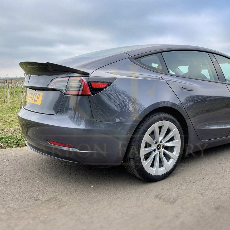 V Style Carbon Fibre Boot Spoiler for Tesla Model 3 16-23 - Carbon Factory