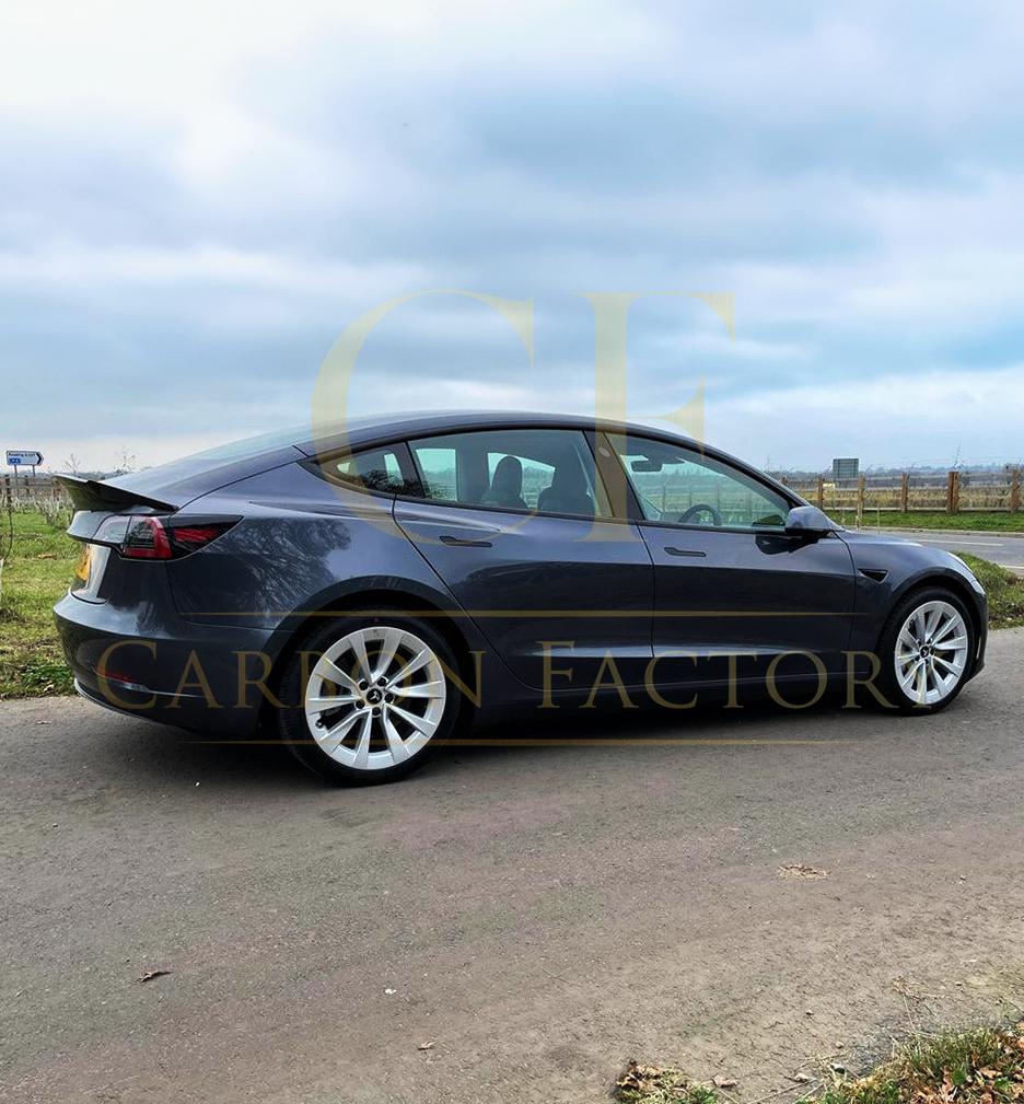 V Style Carbon Fibre Boot Spoiler for Tesla Model 3 16-23 - Carbon Factory