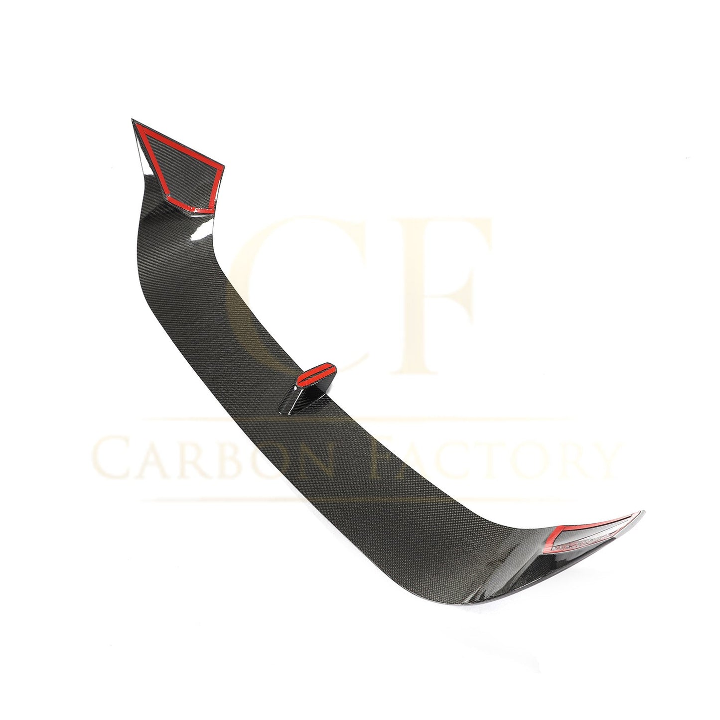 V Style Carbon Fibre Boot Spoiler for VW Golf MK8 inc GTI & R 21-Present-Carbon Factory