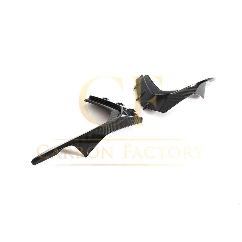 V Style Carbon Fibre Front Canards for Audi S3 Saloon 21-Present-Carbon Factory