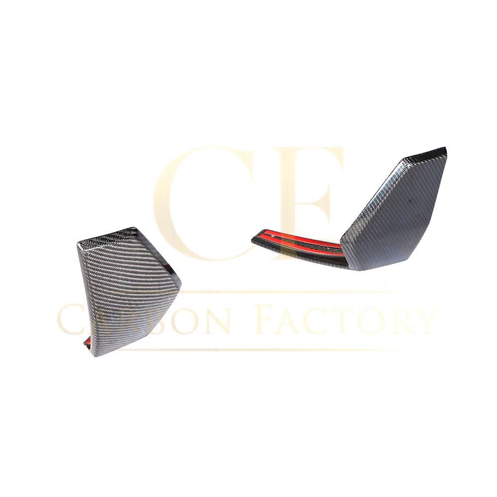 V Style Carbon Fibre Front Side Splitter for BMW G05 X5 18-22 - Carbon Factory