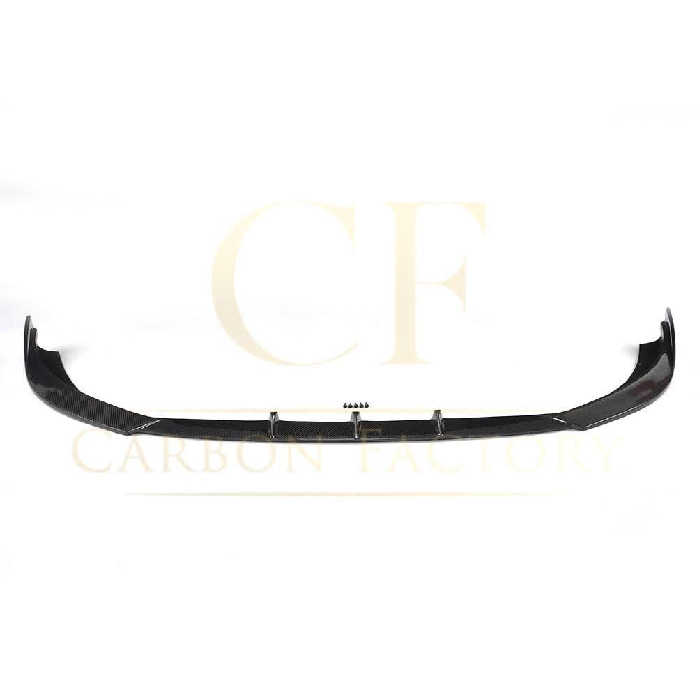 V Style Carbon Fibre Front Splitter for Audi A3 Hatchback S Line & S3 13-15 - Carbon Factory