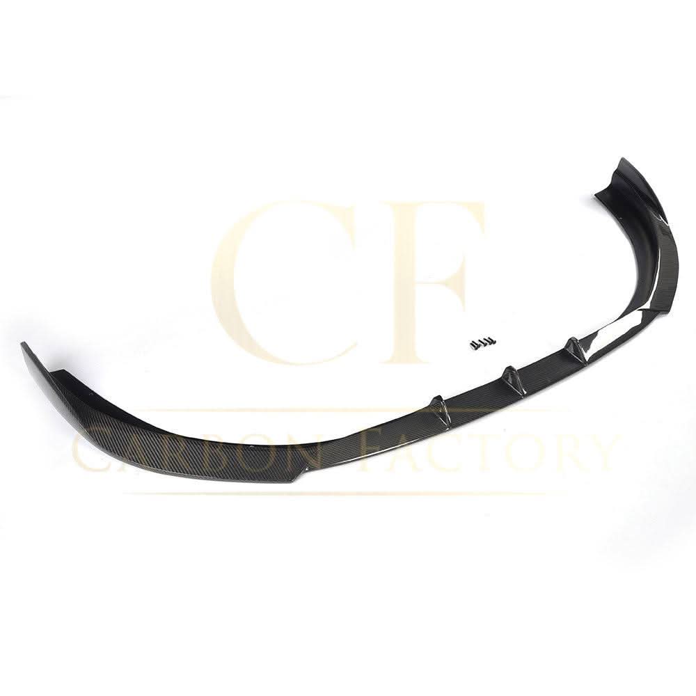 V Style Carbon Fibre Front Splitter for Audi A3 Hatchback S Line & S3 13-15 - Carbon Factory