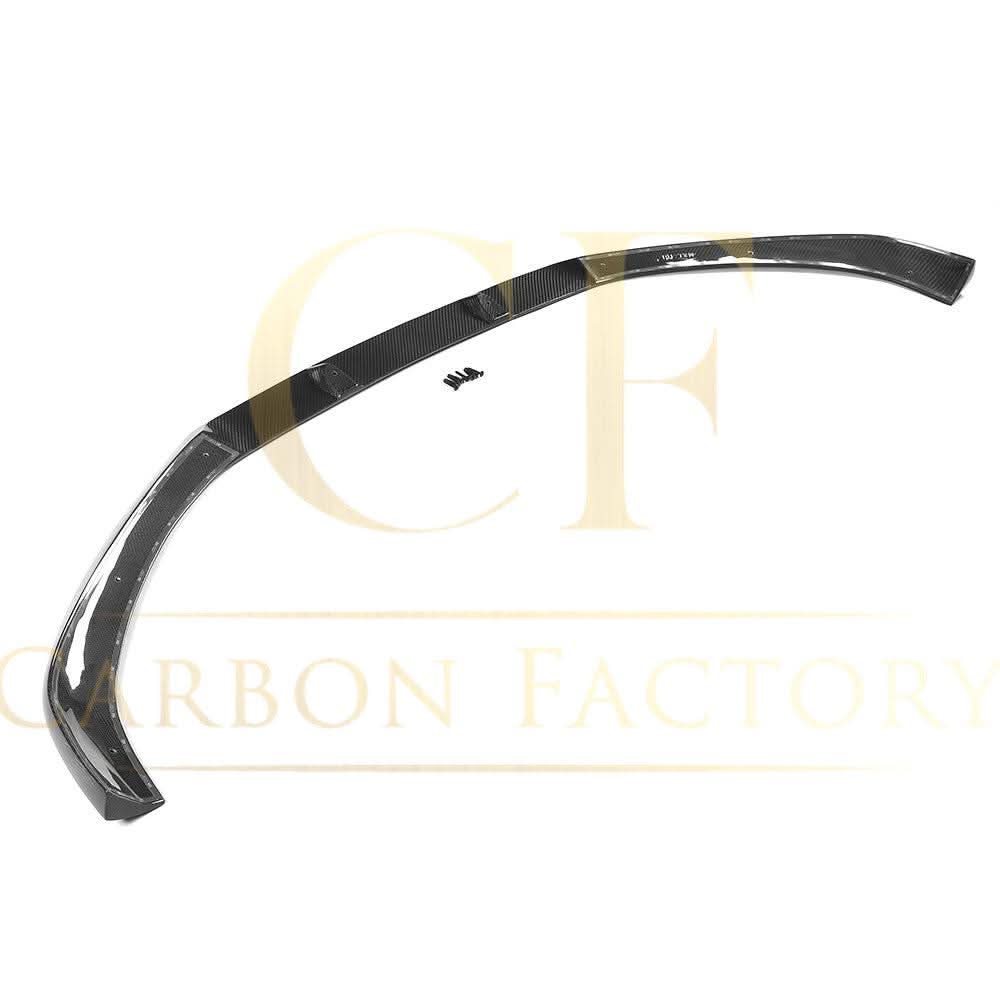 V Style Carbon Fibre Front Splitter for Audi A4 B9 Non S Line 16-18 - Carbon Factory
