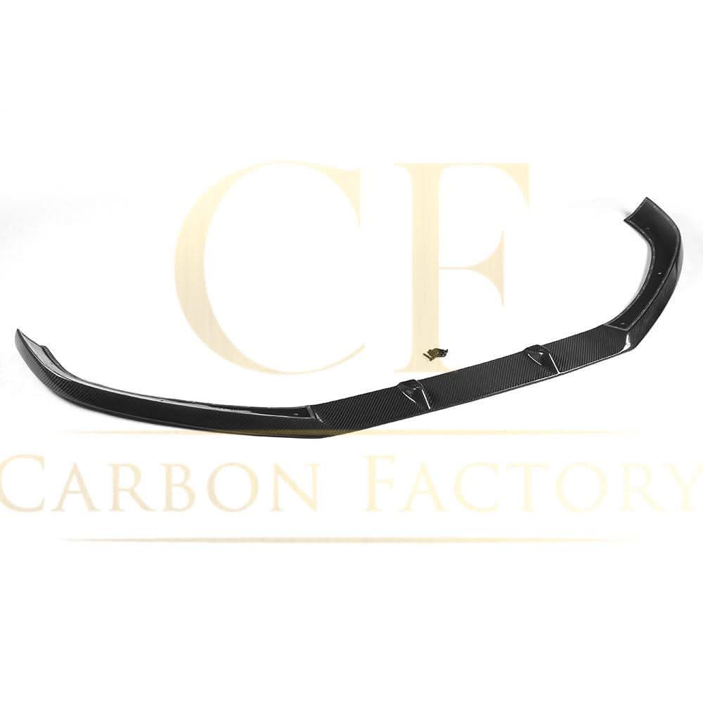 V Style Carbon Fibre Front Splitter for Audi A4 B9 Non S Line 16-18 - Carbon Factory