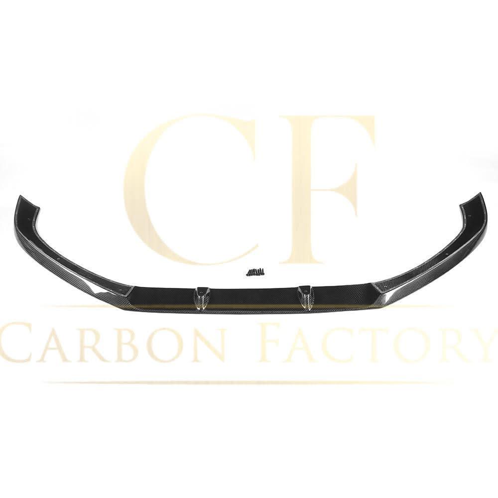 V Style Carbon Fibre Front Splitter for Audi A4 B9 Non S Line 16-18 - Carbon Factory