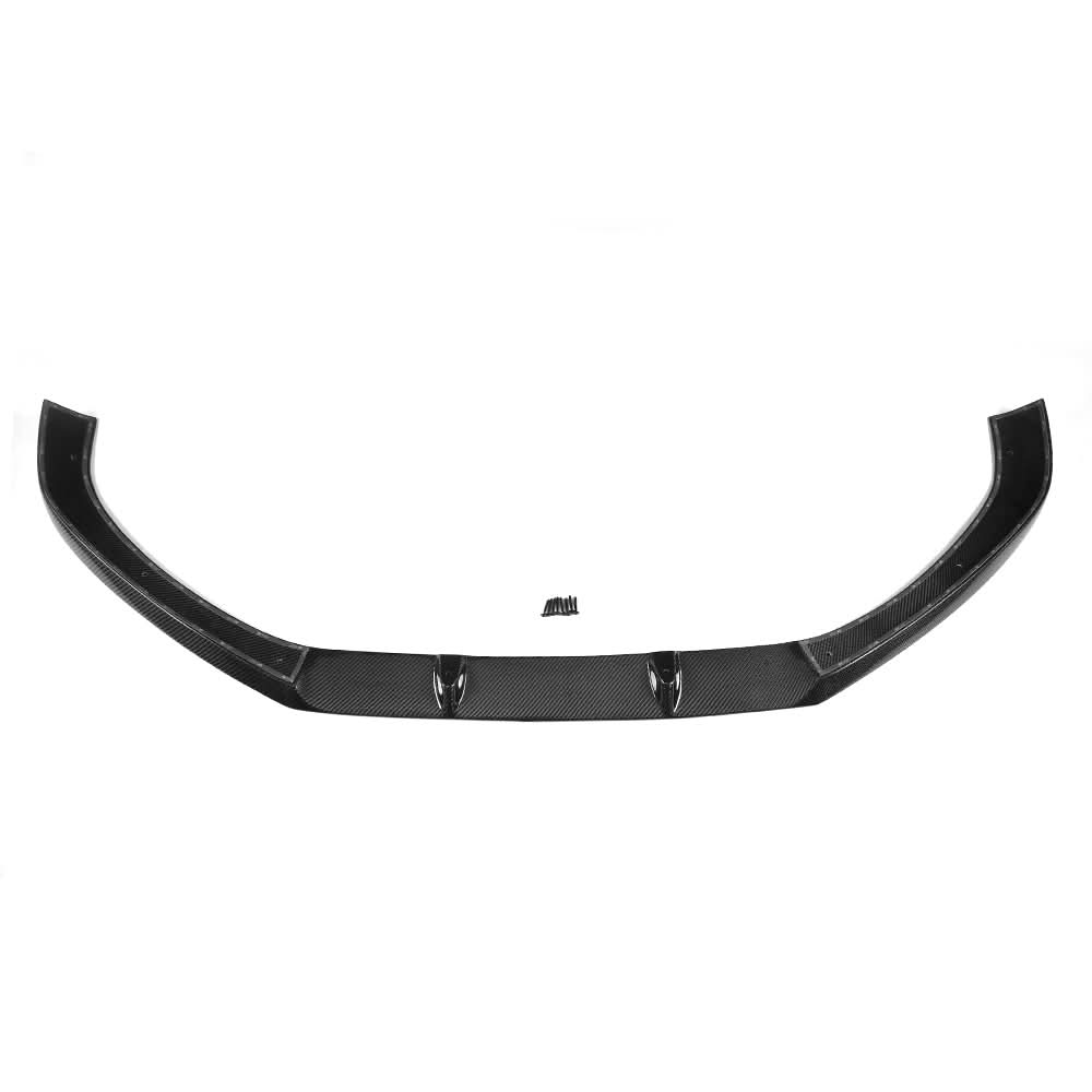 V Style Carbon Fibre Front Splitter for Audi A4 B9 Non S Line 16-18 - Carbon Factory