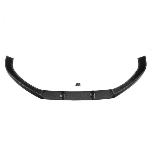 V Style Carbon Fibre Front Splitter for Audi A4 B9 Non S Line 16-18 - Carbon Factory