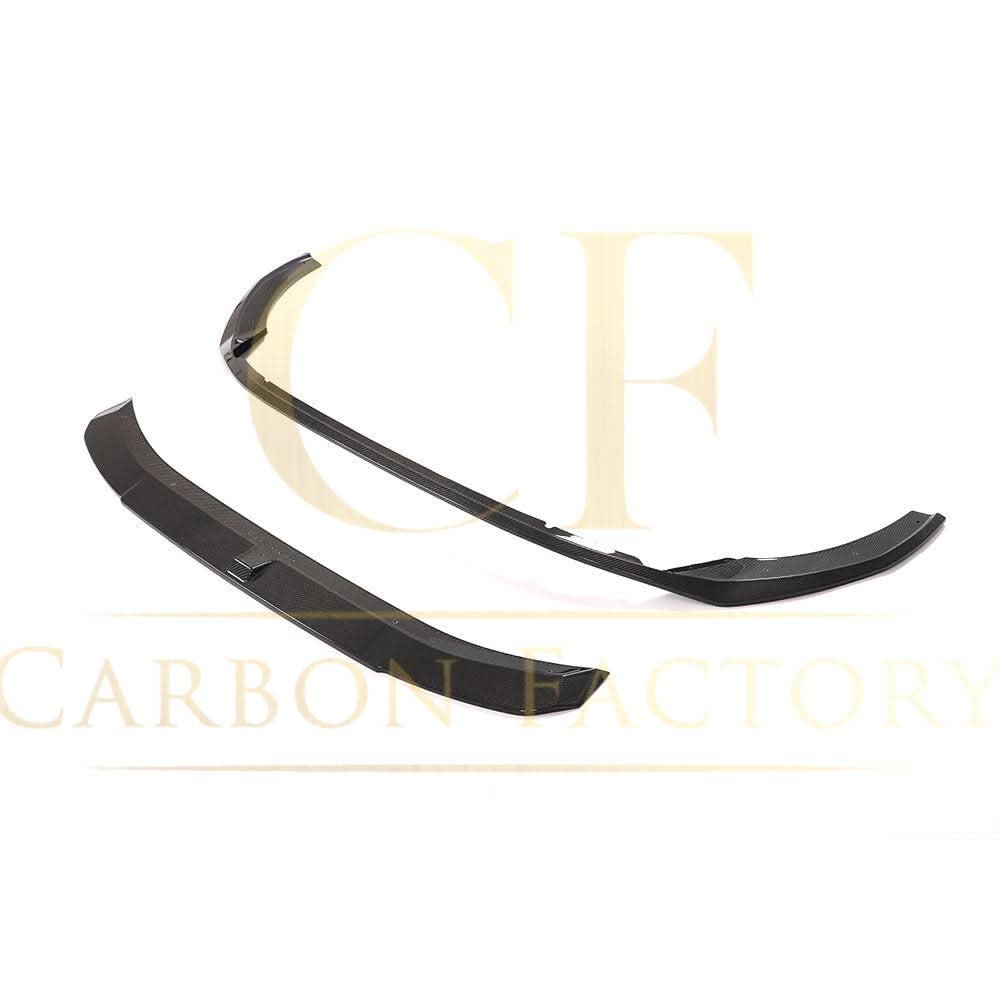 V Style Carbon Fibre Front Splitter for Audi A4 B9 S Line & S4 19-22 - Carbon Factory