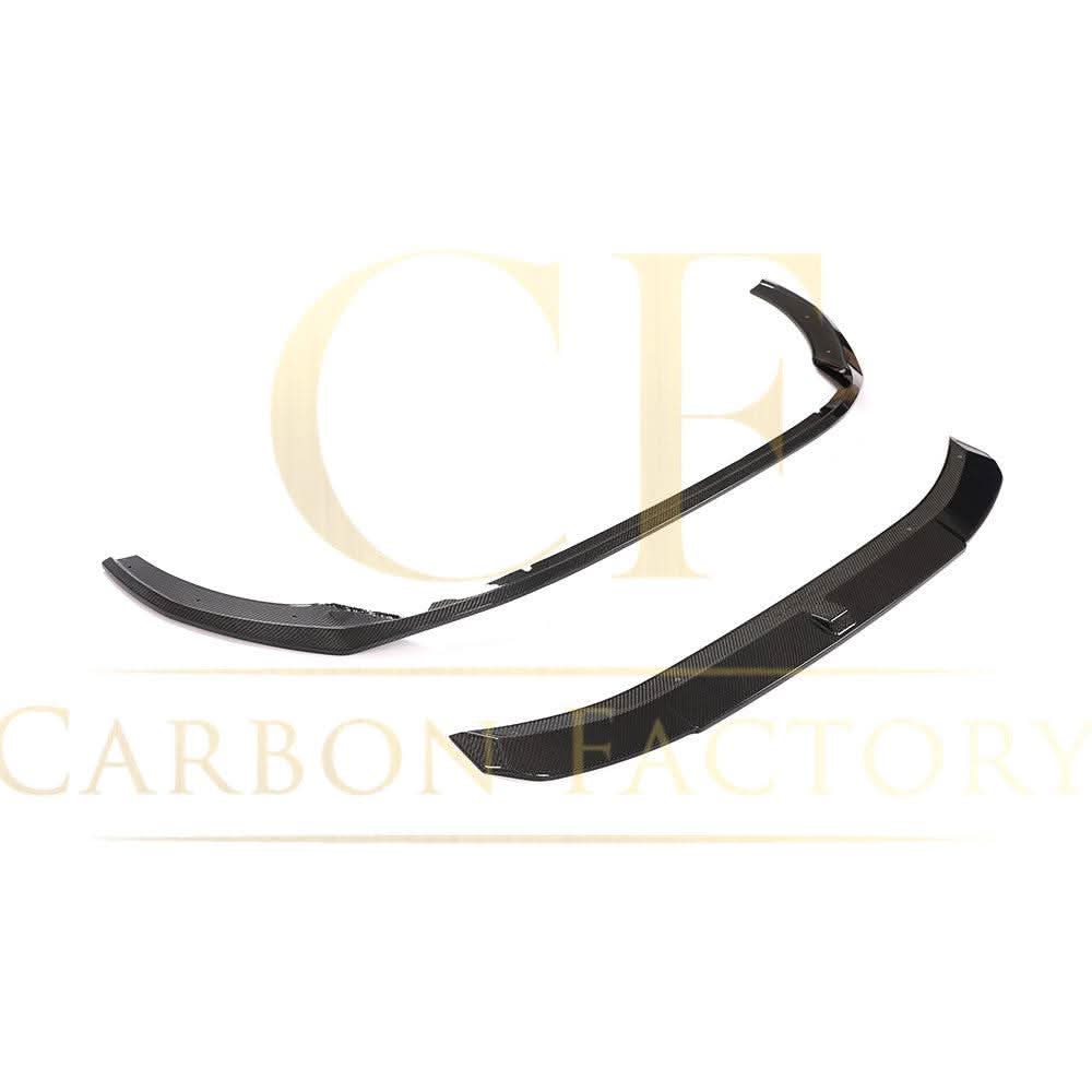 V Style Carbon Fibre Front Splitter for Audi A4 B9 S Line & S4 19-22 - Carbon Factory