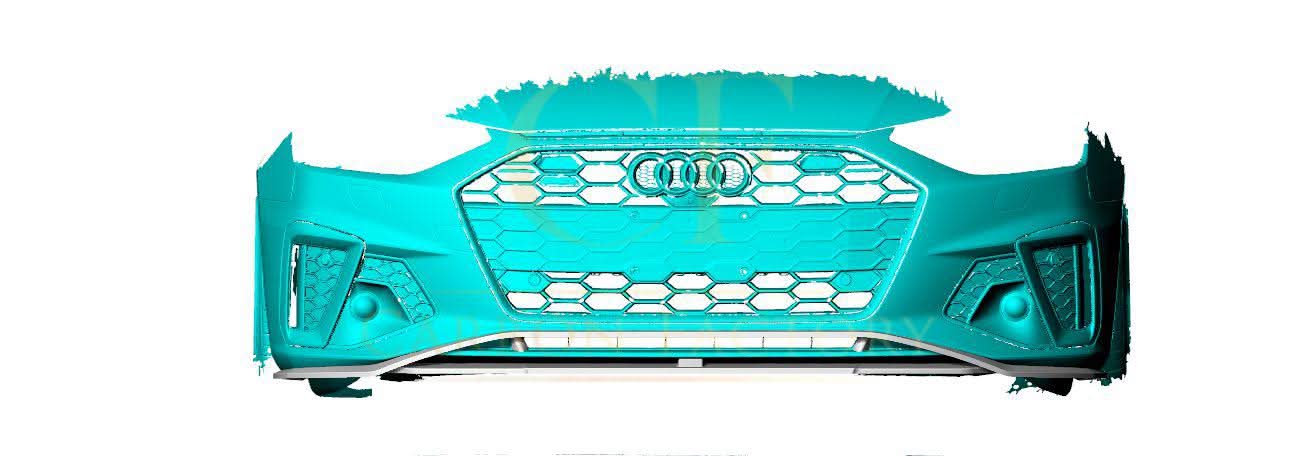 V Style Carbon Fibre Front Splitter for Audi A4 B9 S Line & S4 19-22 - Carbon Factory