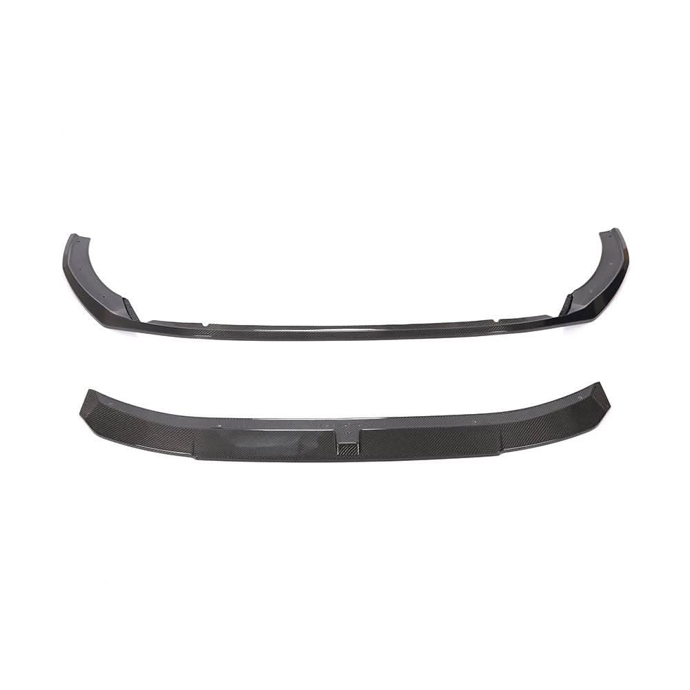 V Style Carbon Fibre Front Splitter for Audi A4 B9 S Line & S4 19-22 - Carbon Factory