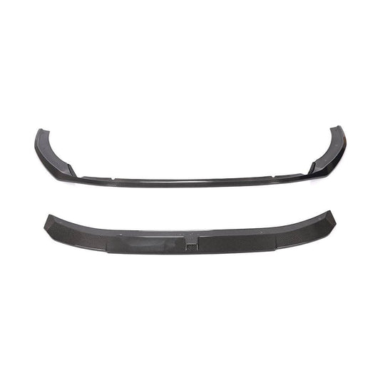 V Style Carbon Fibre Front Splitter for Audi A4 B9 S Line & S4 19-22 - Carbon Factory