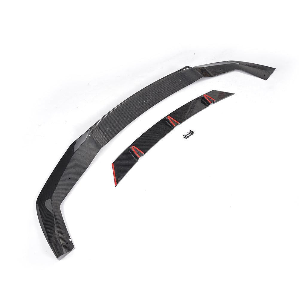 V Style Carbon Fibre Front Splitter for BMW F87 M2 OG 16-18-Carbon Factory