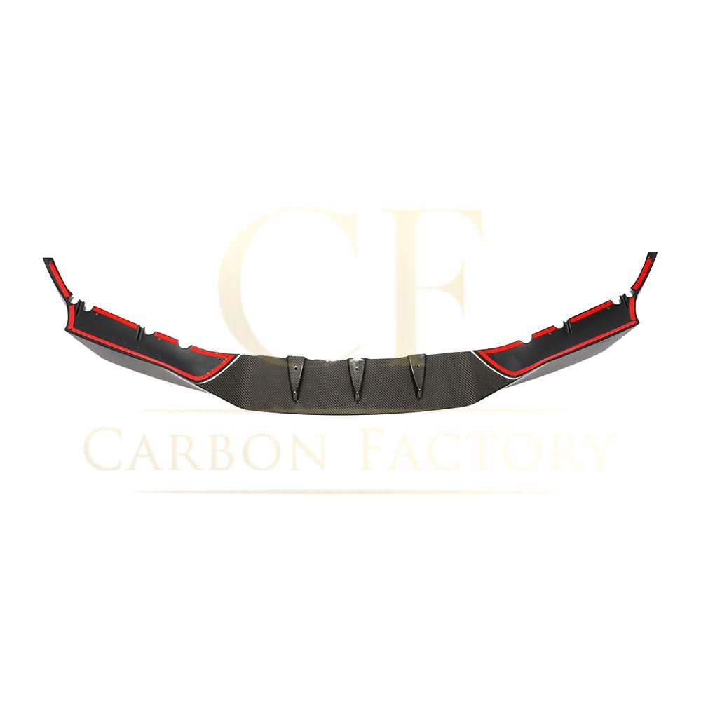 V Style Carbon Fibre Front Splitter for BMW F90 M5 Pre-LCI 17-20 - Carbon Factory