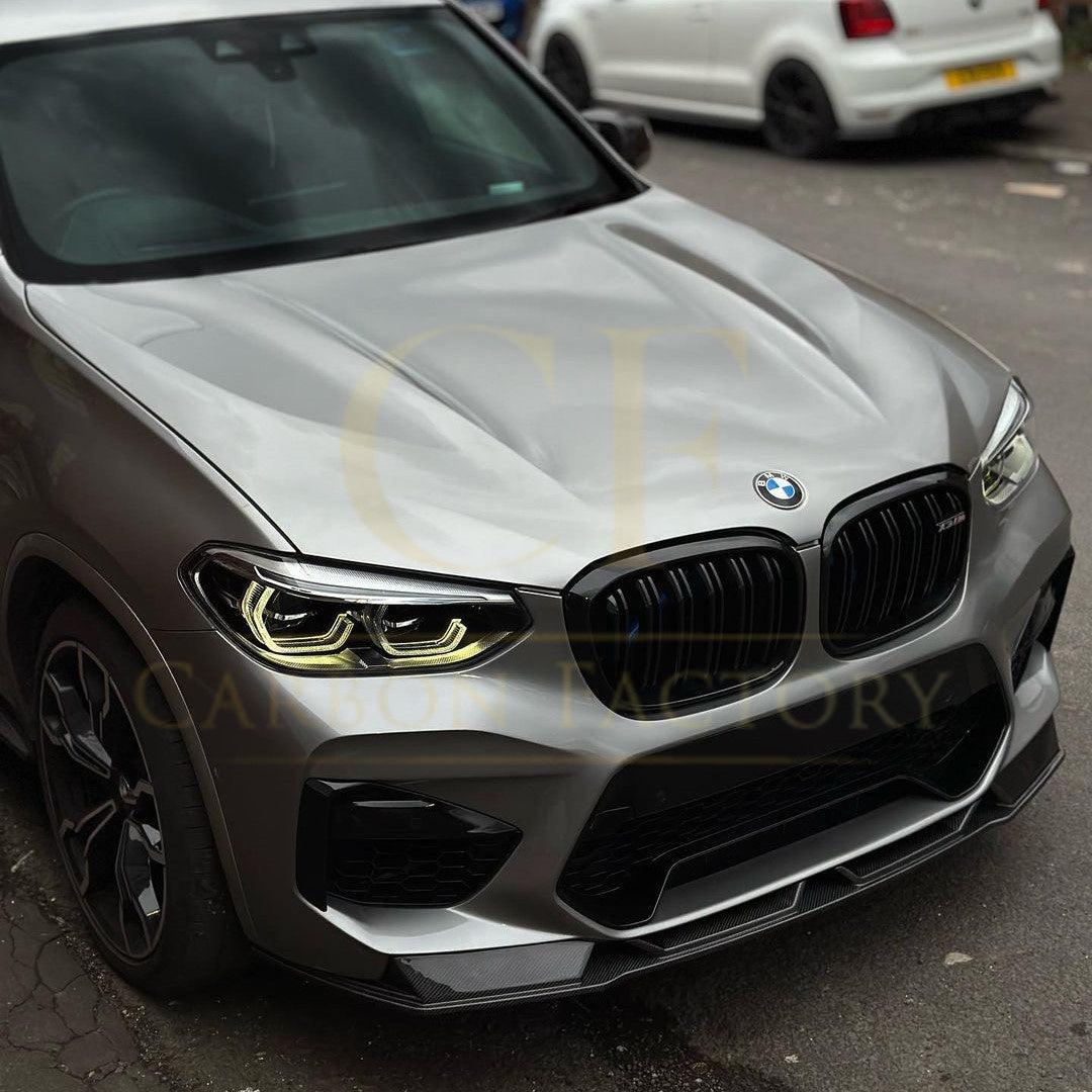 V Style Carbon Fibre Front Splitter for BMW F97 X3M F98 X4M 18-21-Carbon Factory