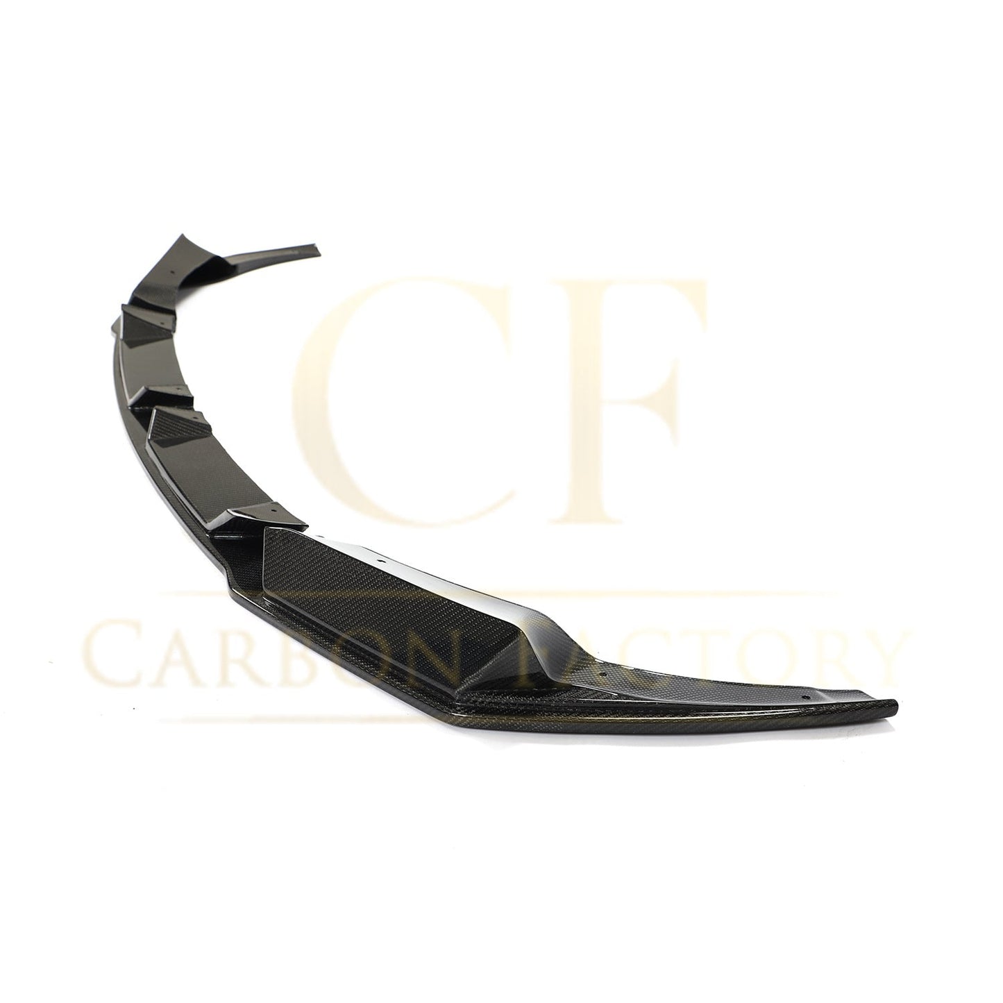 V Style Carbon Fibre Front Splitter for BMW F97 X3M F98 X4M 18-21-Carbon Factory