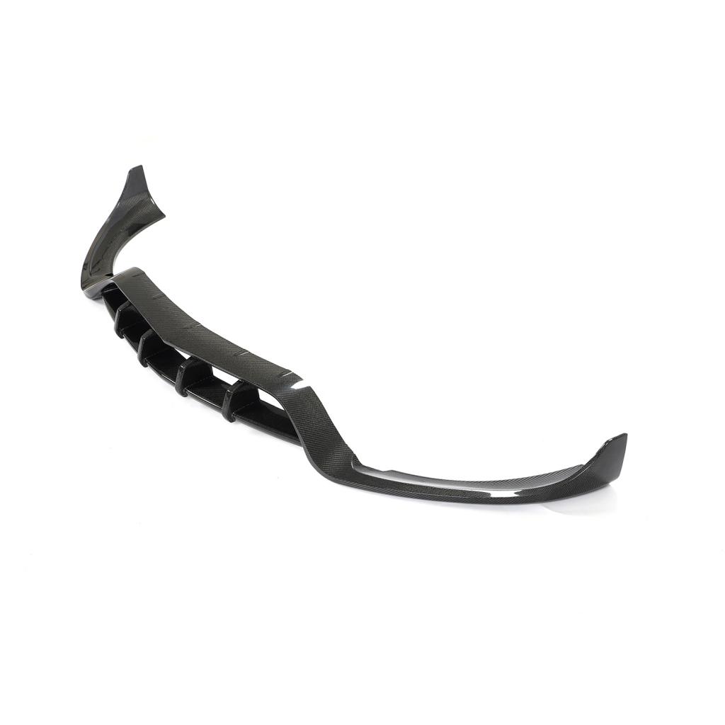 V Style Carbon Fibre Front Splitter for Mercedes W213 E63 AMG Saloon 16-19-Carbon Factory