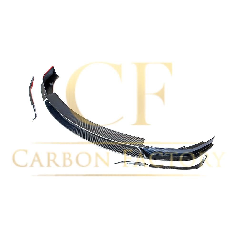 V Style Carbon Fibre Front Splitter for Tesla Model X 16-Present - Carbon Factory