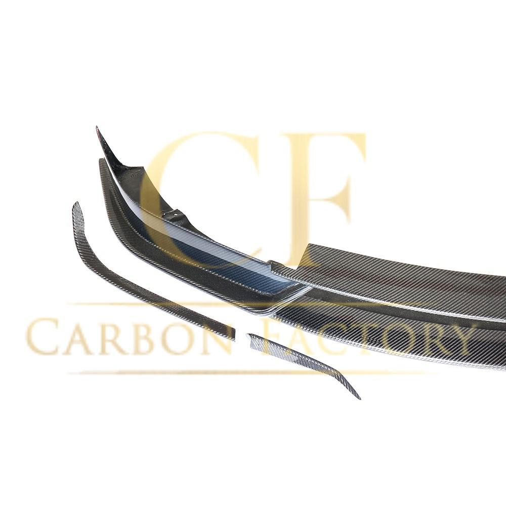 V Style Carbon Fibre Front Splitter for Tesla Model X 16-Present - Carbon Factory