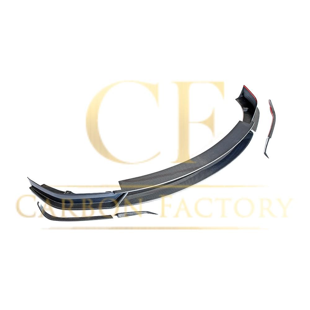 V Style Carbon Fibre Front Splitter for Tesla Model X 16-Present - Carbon Factory