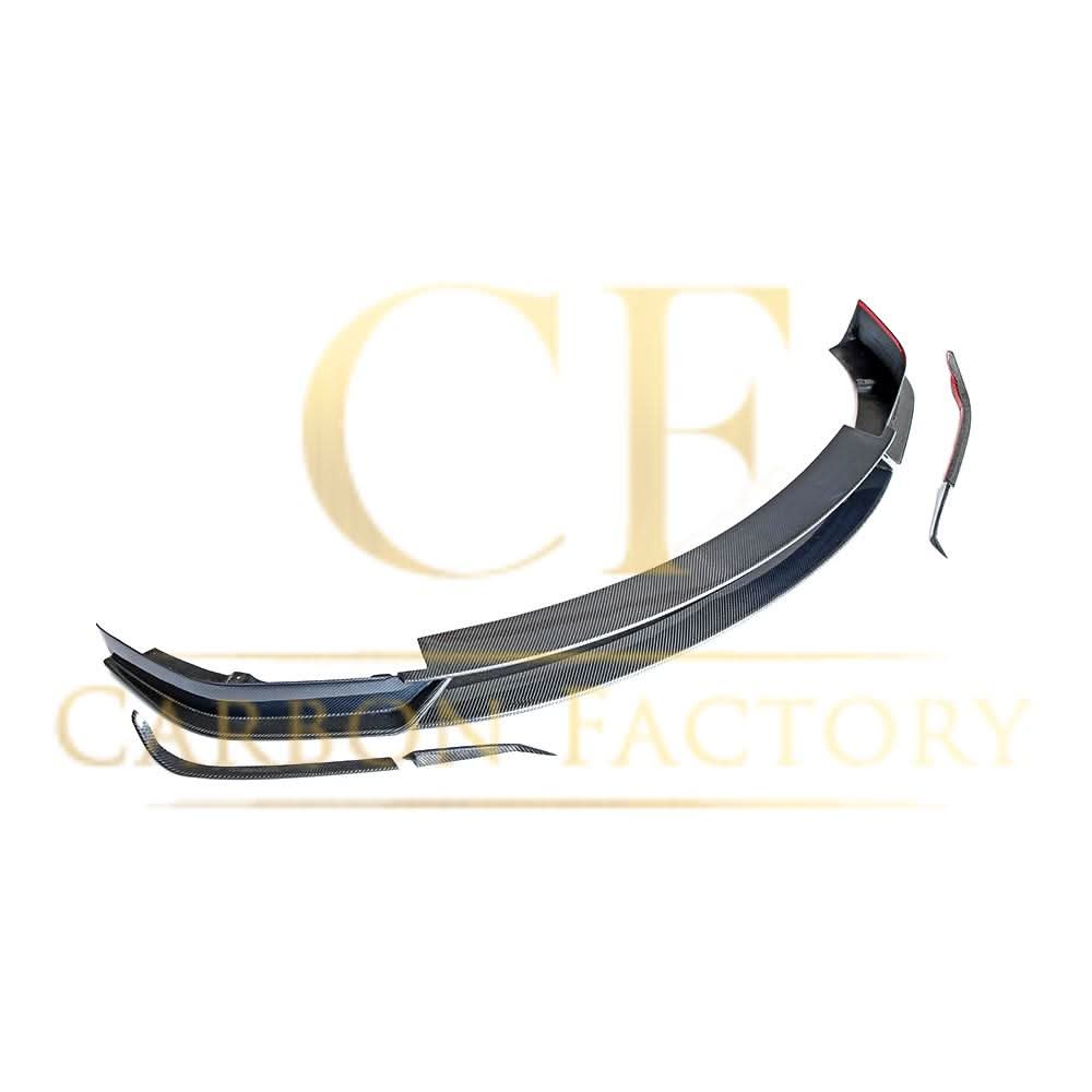 V Style Carbon Fibre Front Splitter for Tesla Model X 16-Present - Carbon Factory