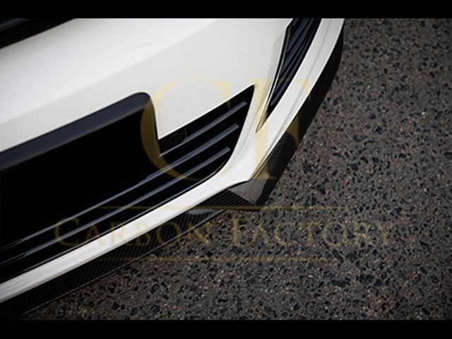 V Style Carbon Fibre Front Splitter for VW Golf MK6 R20 08-13-Carbon Factory