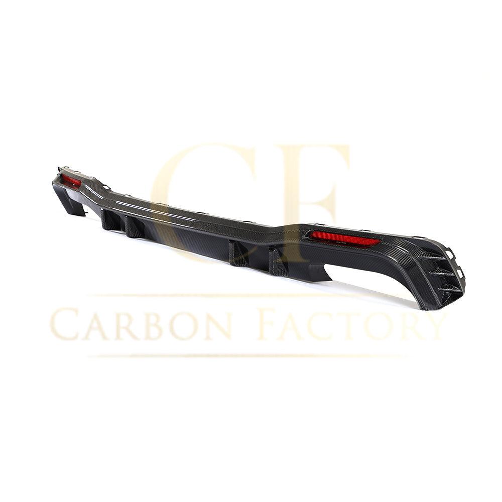 V Style Carbon Fibre Rear Diffuser for Audi 4K A7 S Line S7 19-22-Carbon Factory