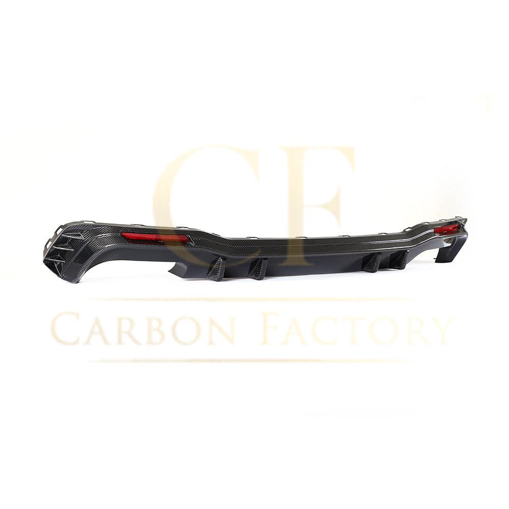 V Style Carbon Fibre Rear Diffuser for Audi 4K A7 S Line S7 19-22-Carbon Factory