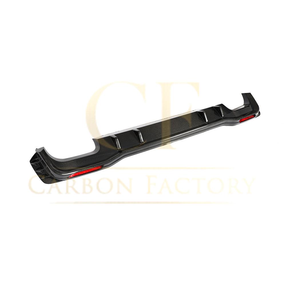 V Style Carbon Fibre Rear Diffuser for Audi 4K A7 S Line S7 19-22-Carbon Factory