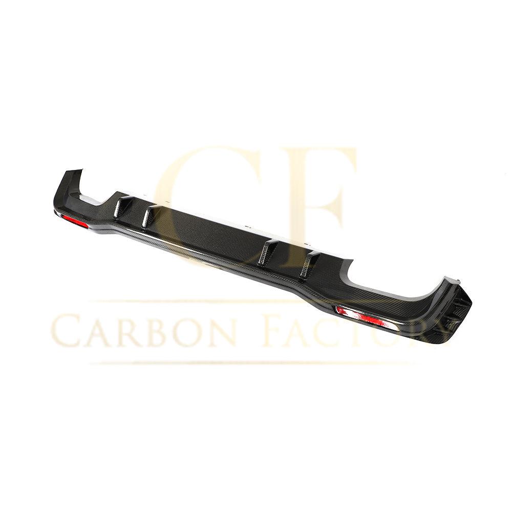 V Style Carbon Fibre Rear Diffuser for Audi 4K A7 S Line S7 19-22-Carbon Factory