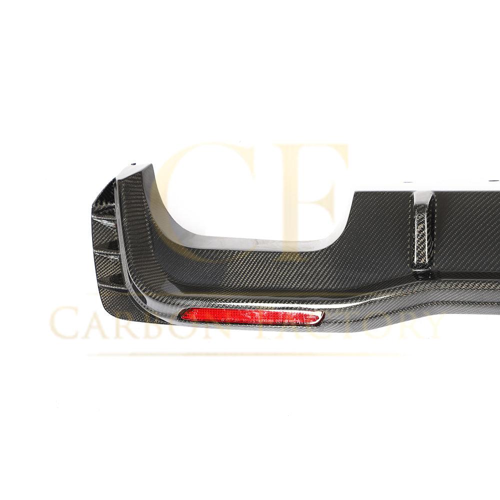 V Style Carbon Fibre Rear Diffuser for Audi 4K A7 S Line S7 19-22-Carbon Factory