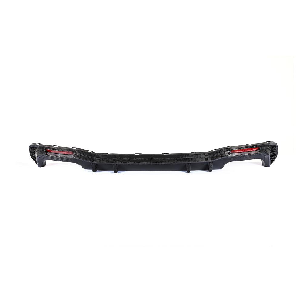 V Style Carbon Fibre Rear Diffuser for Audi 4K A7 S Line S7 19-22-Carbon Factory