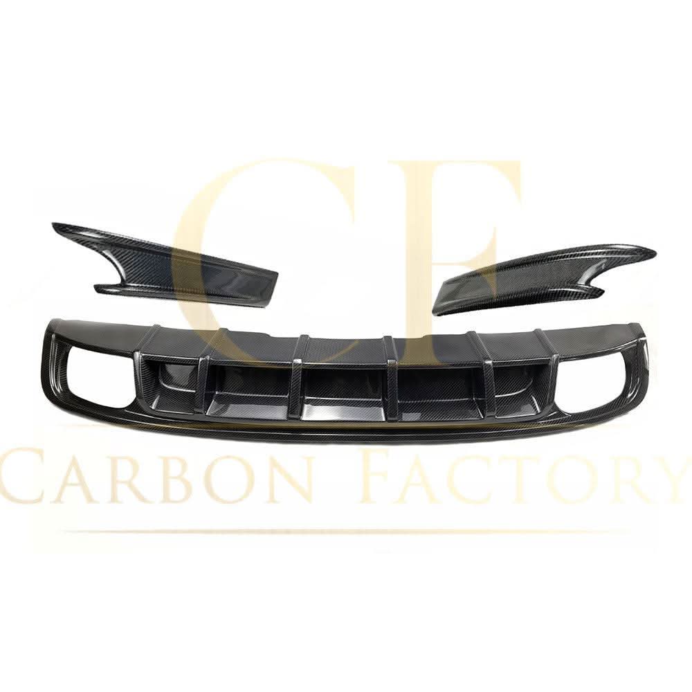 V Style Carbon Fibre Rear Diffuser for Audi S4 B9 A4 S Line 16-18 - Carbon Factory
