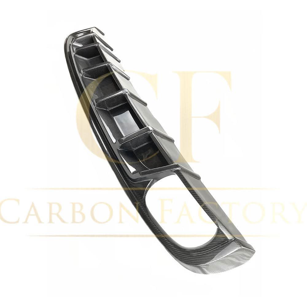 V Style Carbon Fibre Rear Diffuser for Audi S4 B9 A4 S Line 16-18 - Carbon Factory