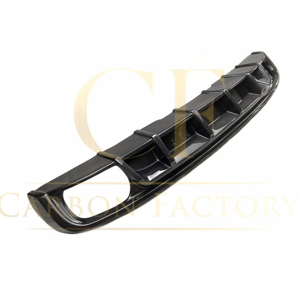 V Style Carbon Fibre Rear Diffuser for Audi S4 B9 A4 S Line 16-18 - Carbon Factory