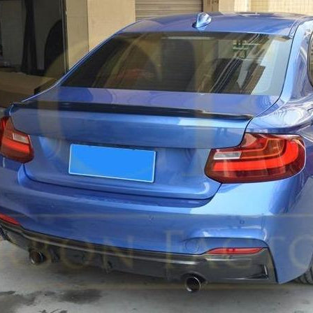 V Style Carbon Fibre Rear Diffuser for BMW F22 2 Series M Sport 14-21 - Carbon Factory