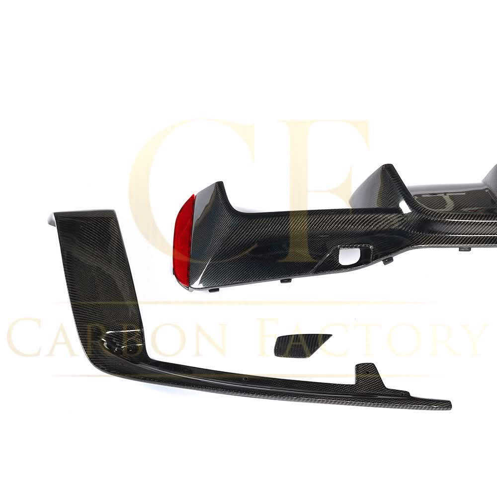 V Style Carbon Fibre Rear Diffuser for BMW G30 G31 5 Series M Sport F90 M5 17-23 - Carbon Factory