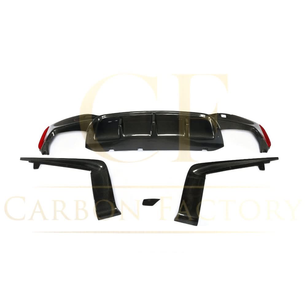 V Style Carbon Fibre Rear Diffuser for BMW G30 G31 5 Series M Sport F90 M5 17-23 - Carbon Factory