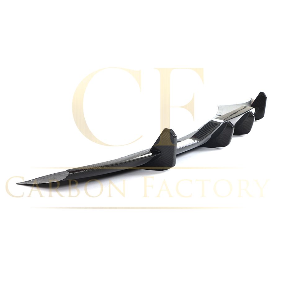 V Style Carbon Fibre Rear Diffuser for Tesla Model S Facelift 21-Present-Carbon Factory