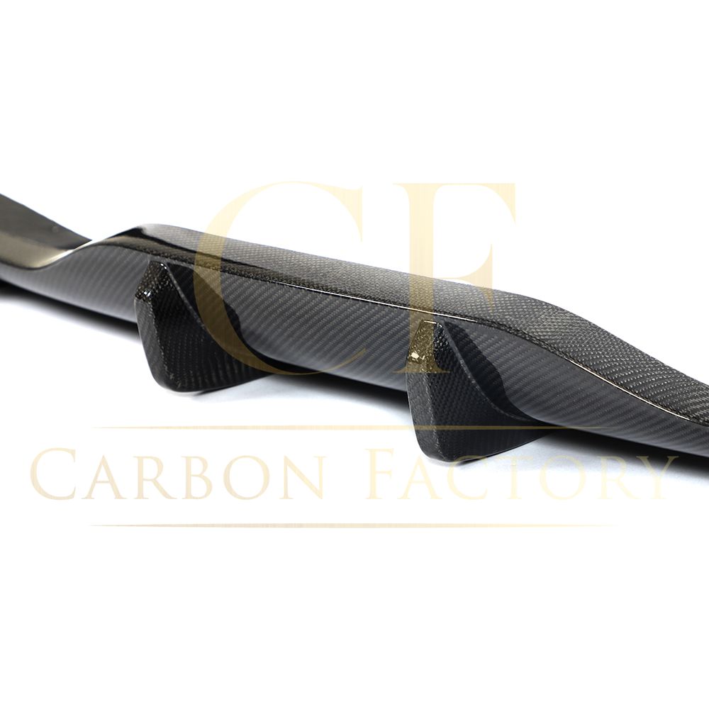V Style Carbon Fibre Rear Diffuser for Tesla Model S Facelift 21-Present-Carbon Factory