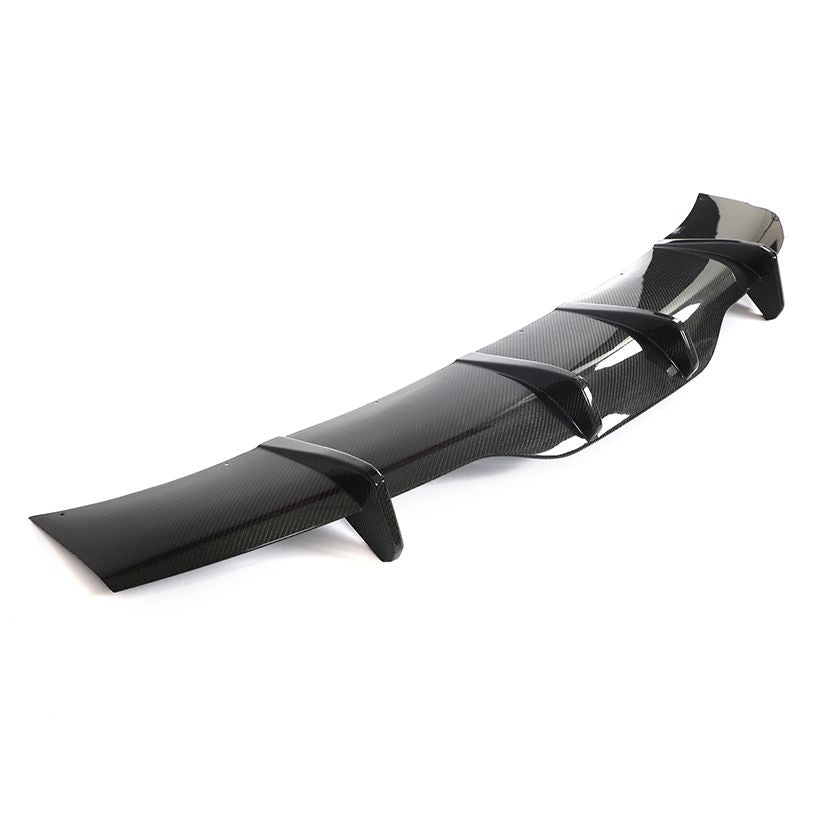 V Style Carbon Fibre Rear Diffuser for Tesla Model S Facelift 21-Present-Carbon Factory