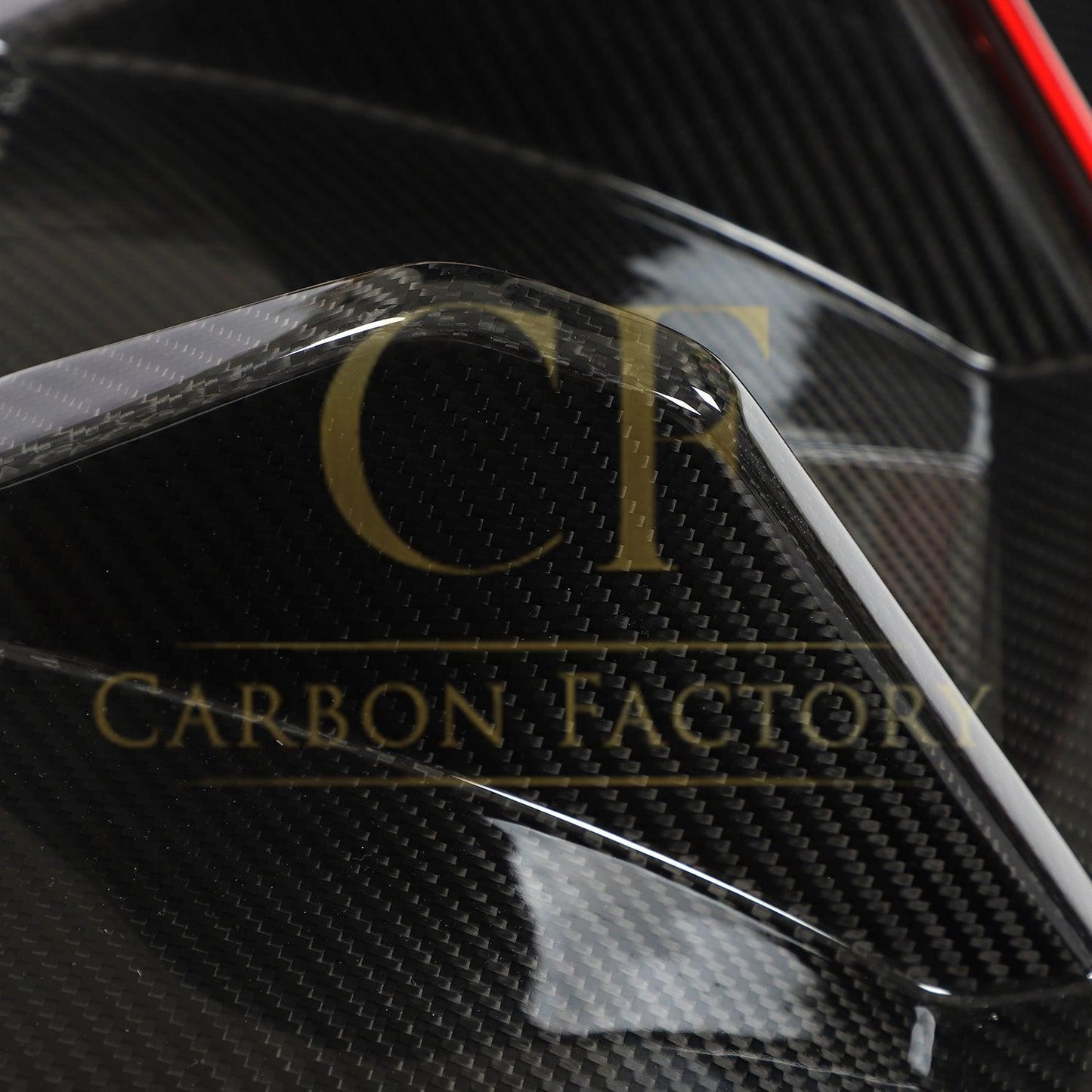 V Style Carbon Fibre Rear Diffuser for VW Golf MK8 GTI & R Line 21-Present-Carbon Factory